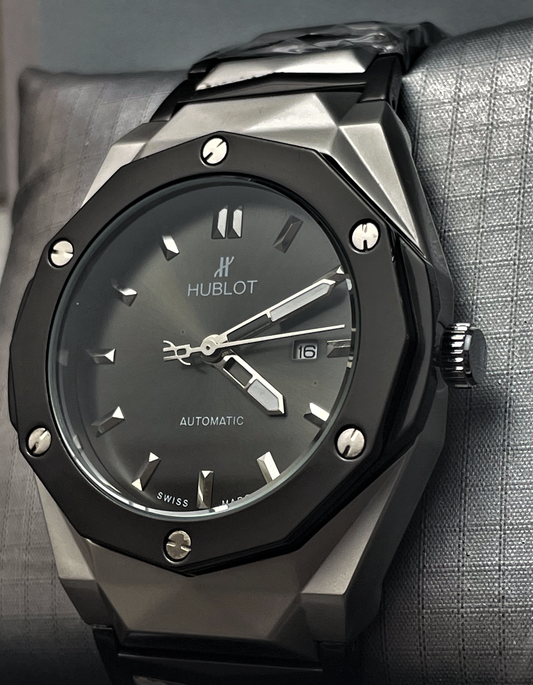 Hublot Multi Diamond Cut Skeleton Watch